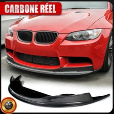 Pour BMW E90 E92 E93 M3 2005-11 CARBONE Spoiler Lèvre Lame Jupe Pare-Choc Avant