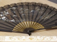 Eventail époque NIII Ebène