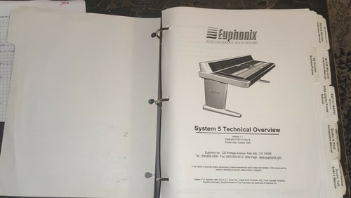 Euphonix system technical - system,