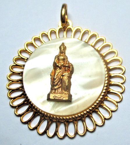 Ancienne broche couleur - broche, or