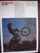 Trial prospectus HONDA 125 TL