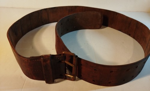 Ceinturon cuir ww2 indochine - cuir,