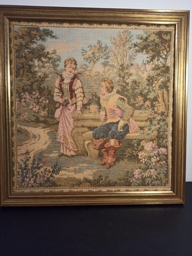Cadre tapisserie canevas - /,