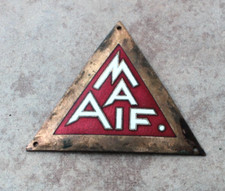 ancienne plaque pour calandre