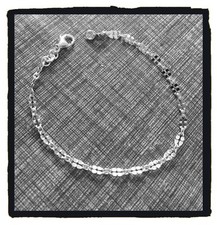 Bracelet fin petite maille Argent Massif 925/1000 Bijoux Femme NEUF