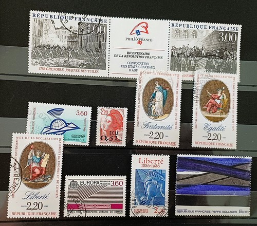 Lot timbres france - lot,
