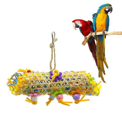 Perroquet jouet oiseau tissage - jouet,