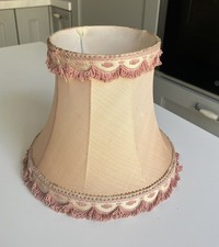 abat jour ancien  tissu galonne pour lampe de chevet vintage