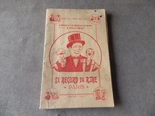 CATALOGUE  RECORD DU RIRE 1933    MAQUILLAGE  ILLUSION PRESTILIGITATEUR ECT
