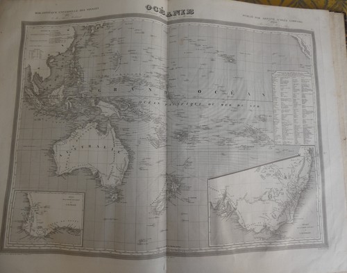 Carte oceanie atlas classique - oceanie,