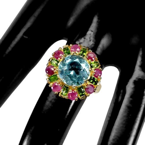 925 bague argent - en, rond