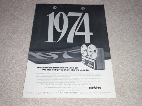 Revox a77 ouvert bobine - ouvert, ad