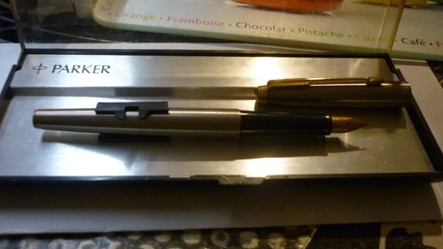 Parker stylo plume argent - stylo,