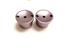 2 FIXATIONS CNC TITANE WILLS POUR TAMPONS DE PROTECTION KAWA HONDA SUZUKI VOXAN