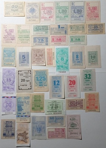 Tickets transports bus - 40,