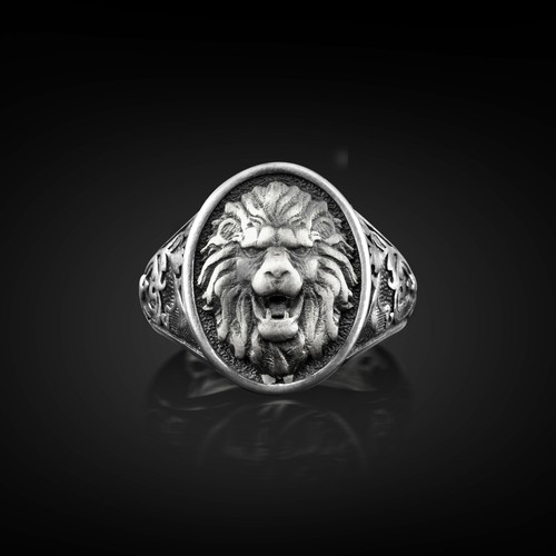 Bague chevalière ovale - , unique