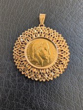 Pendentif 20 francs or 1866 BB