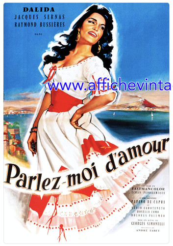 Affiche poster dalida - affiche,