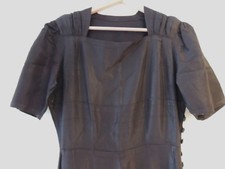 Ancienne Robe / fond de robe longue Victorian Clothes vêtement ancien 1900