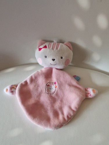 Doudou chat rose - doudou, d