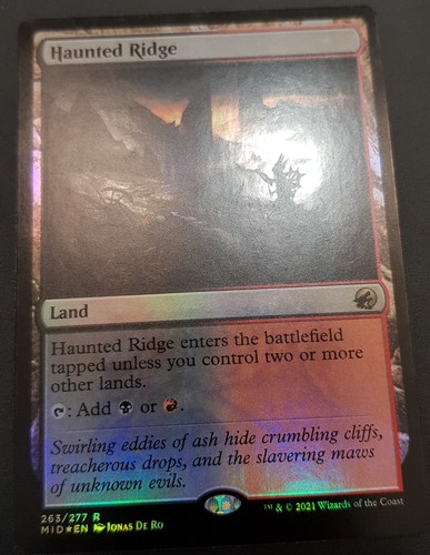 Haunted ridge foil - haunted,