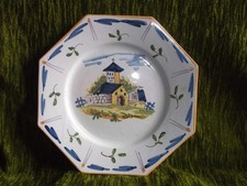 assiette ancienne en faience