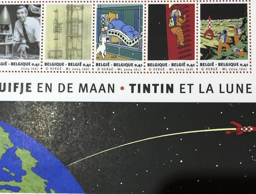 Bloc timbres belge - de,