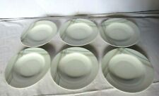BAVARIA SCHIRNDING 6 ASSIETTES CREUSES PORCELAINE LISERETS BLEUS BCP EN VENTE.