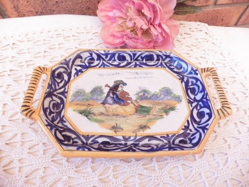 Ancien plat quimper - plat,