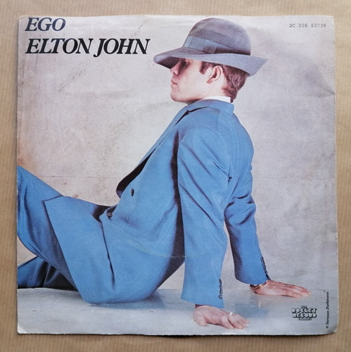 Elton john ego 45t - john, 7"