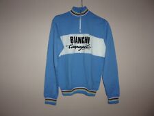 Pull maillot cyclisme BIANCHI CAMPAGNOLO NOS bayer 100% acrylique vintage old
