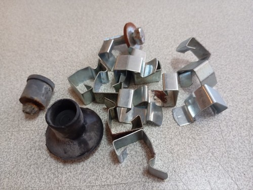 Lot crochet clips agrafe cuve - clips,