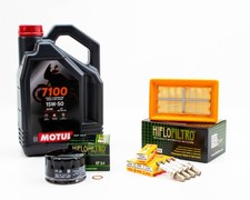 Kit Révision Filtres Bougies pour BMW R 1200 GS de 2010 à 2012 MOTUL 7100 15W50 