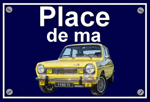 Plaque place ma simca - ",