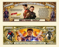 ANT MAN BILLET MILLION DOLLAR US! Et La GUÊPE Marvel Super Heros Avengers Comics