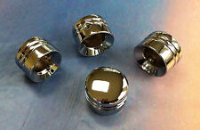 CACHES CHROMÉS SLOTTED VIS DE