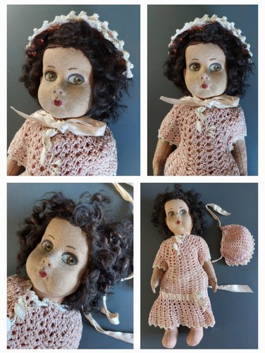 Poupée feutrine 1920 1930 - poupée,