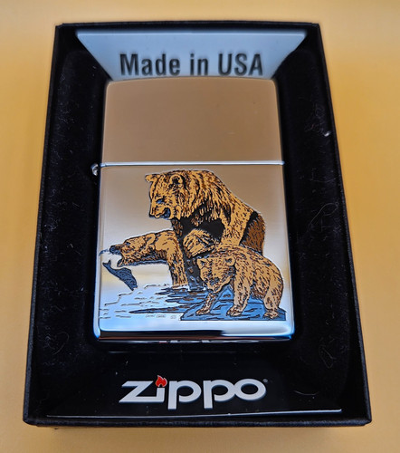 Zippo lighter 2004 grizzly - zippo,