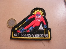 patch ancien   ski     autrans