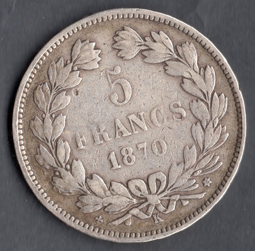 Monnaie ecu francs argent - /,