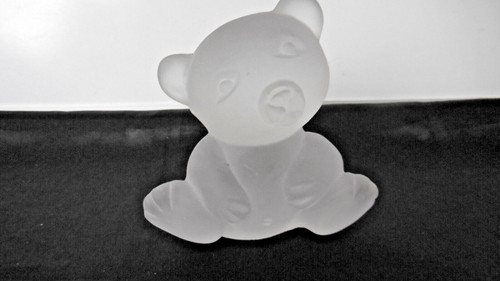 Ourson verre cristal opaque - ourson,