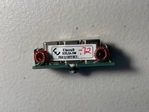 Elecraft and k3s 500hz cw - and,