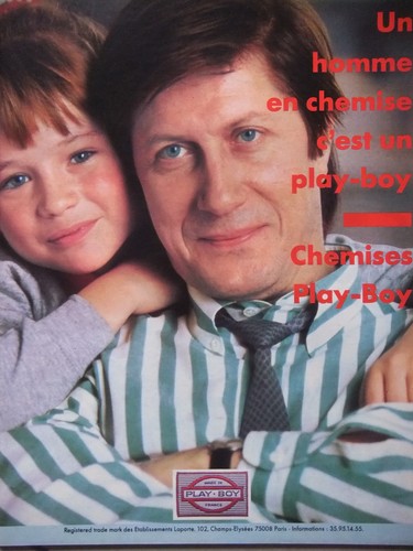 Publicité 1987 chemise - publicitÉ,