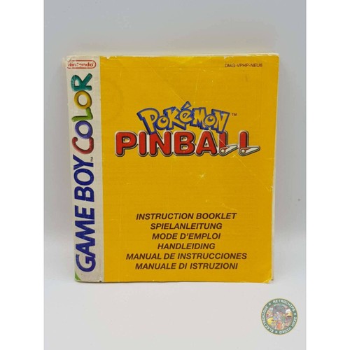 Notice pokemon pinball gbc - pinball,