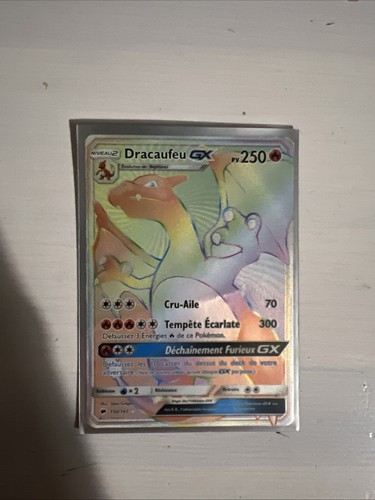 Carte pokémon dracaufeu gx - carte,