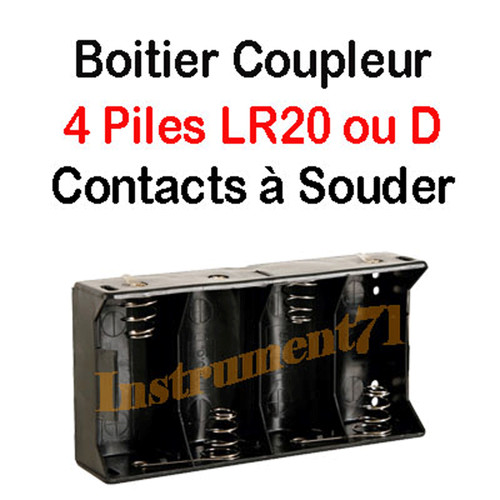 Boitier coupleur pour piles - coupleur, 4