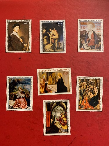 Gv34 timbres dahomey de - timbres,
