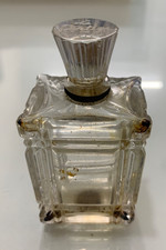 ANTIQUE RARE FLACON DE PARFUM VINTAGE LE VERTIGE COTY BACCARAT 1930