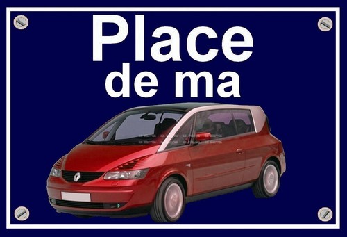 Plaque place ma renault - de,