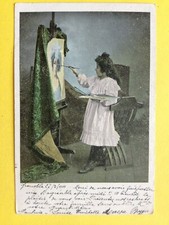 cpa Fantaisie ARTISTE PEINTRE